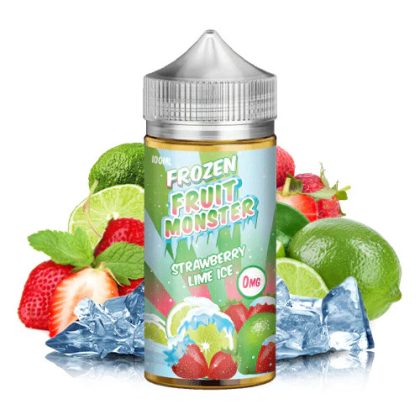 strawberry lime ice salt 30ml by frozen monster