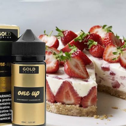 STRAWBERRY CHEESECAKE BY ONE UP GOLD 100ML ONE UP VAPOR
