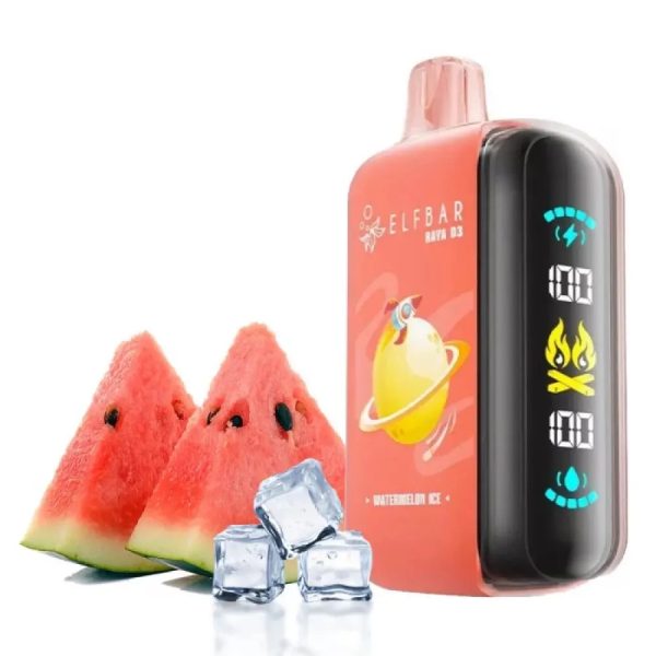 ELF BAR RAYA D3 Watermelon Ice 5% nic 25000 Puffs